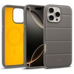 CASEOLOGY by Spigen Athlex Mag for iPhone 16 Pro Case [Sandstone Texture for Anti-Scratch] Magnetic Military Grade Drop Protection Back Cover Case for iPhone 16 Pro (TPU | Active Gray)