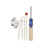 Gunn & Moore GM Young Gunn Cricket Set | Mana | Cricket Bat, Soft Ball, Batting Gloves, Stumps & Bail and Carry Bag | Size 6