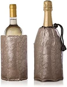 Vacu Vin Rapid Ice Wine and Champagne Cooler Set - Platinum