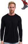 Merino Wool Base Layer - Mens 100% 