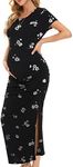 Smallshow Women's Long Maternity Dr