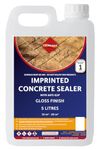 Color-Pave Imprinted Concrete Sealer + ANTI-SLIP | Driveway And Patio Sealant - Gloss Finish/Wet Look | Sealant For Outdoor Concrete Floor | Seal And Protect Your Drive | Made In The UK (2 x 5 Litre)