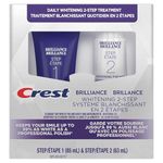 Crest 3D White Brilliance Toothpaste and Whitening Gel 2 Step System - 148 mL Total (85 ml & 63 ml Tubes)