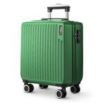 LUGG 15 Inch Vacay Cabin Case - 45x36x20 cm, Airline Approved Carry On Suitcase, ABS Lightweight Suitcase, Water Resistant Hard Suit Case with 360° Spinner Wheels, Carry On Bag with TSA Indent Lock