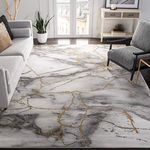 Safavieh Craft Collection CFT877F Area Rug, 8' x 10', Grey/Gold