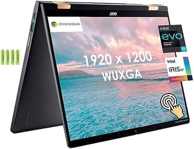 acer Spin 714 2-in-1 14" FHD+ Touchscreen Convertible Chromebook Laptop, 13th Gen Intel 10-core i5-1335U, 8GB LPDDR4X RAM, 256GB SSD, Backlit Keyboard, Thunderbolt 4, Wi-Fi 6, Chrome OS, w/Battery