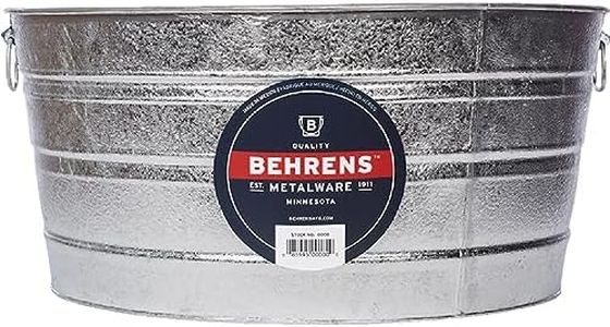 Behrens 3 17-Gallon Round Steel Tub