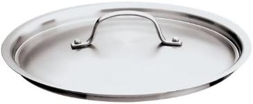 Paderno World Cuisine 10 1/4 Inch Stainless Steel Frying Pan Lid