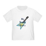 CafePress My Nanny Rocks W/Guitar Toddler T Shirt Cute Toddler T-Shirt, 100% Cotton White