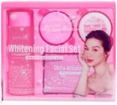 BRILLIANT SKIN WHITENING FACIAL SET- Whitening Set- Contains Naturally source whitening Actives-Sodium Lactate-- L-Glutathione- Arbutin+ Treatment of Melasma+ Warts+ Acne+ Reduce the Appearance of Fine Lines, Pores+ Oily Skin/ Made in Philippines+ FDA Approved