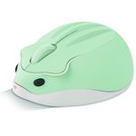 LIKE SHOW Wireless Mouse Cute Hamster Shaped Computer Mouse 1200DPI Less Noice Portable USB Mouse Cordless Mouse for PC Laptop Computer Notebook MacBook Kids Girl Gift