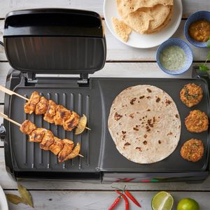 George Foreman Large Electric Grill – Black