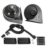 FARBIN Car Horn Compatible with Toyota/Lexus/Subaru 12V Waterproof Auto Horn Loud with 1 to 2 horn plug for Toyota (Toyota horn with 1 to 2 Converter Wiring)