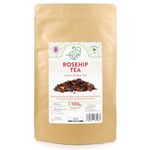 Rosehip Loose Tea – Wild Rose Fruit Infusion – Premium Dried Rose Hips - Herbal Tea (100g)