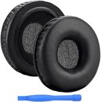 Ear Pads Replacement for Sony MDR-V150 ZX300 V300 V250 V100 V200 V400 Headphone by MMOBIEL - Protein PU Ear Pad Cushions - Earpads Replacement - Black