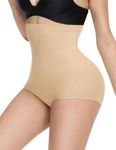 Niceuare Shapewear Tummy Control Panties Women Seamless High Waisted Body Shaper Briefs Slimming Comfort Underwear (Nude,Medium)