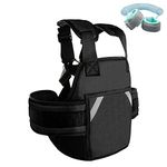 VHIONER Harness for Kids Adjustable, Very Effective to Prevent Passengers from Falling (Black)