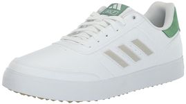 adidas Men's Retrocross 24 Spikeless Golf Shoes, Ftwrwhite/Ftwrwhite/Prelogree, 11