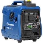 Westinghouse iGen2500c Super Quiet & Lightweight Portable Inverter Generator, 2500 Peak Watts & 2200 Rated Watts, Gas Powered, CO Sensor, Parallel Capable, Long Run Time