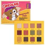 MAD BEAUTY Warner Bro's Gremlins Twelve Shade Palette With Mirror, Sharp, Glittery, Shimmering Shades, Self-Care and Cosmetic Gift