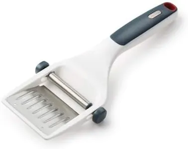 Zyliss Dial & Slice Cheese Slicer - Adjustable, Handheld Cheese Slicer with Stainless Steel Edge and Ergonomic Handle
