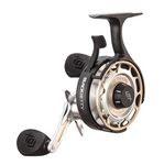 13 FISHING - Freefall Carbon - Inline Ice Fishing Reel - 2.5:1 Gear Ratio - RH Retrieve - BBCFFW2.5-RH