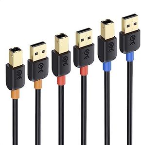 Cable Matters (3 Pack) Hi-Speed USB 2.0 Type A to B Printer Scanner Cable - 15 Feet