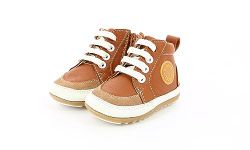 Robeez Boy's Unisex Kids Migo Trainers, Brown (Camel 114), 3.5 UK Child