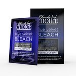 Professional Hair Bleach, Blonde by Choice Blue Velvet, Premium Hair Lightener, 9 Levels Of Lift, Inbuilt Blonde Toner, Perfect Bleach Hair Dye for Root Touch up, Highlights, Balayage, Ombre (100g)