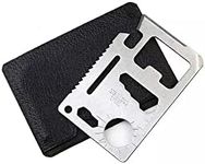 LORJE 11 in 1 Pocket Survival Credit Card Multi-Tool (1 Pack)