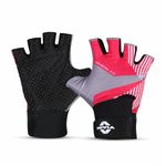 Nivia Crystal 2.0 with Strap Fitness Gloves for Men & Women, Gloves Gym Workout, Gym Accessories Men, Gym Gloves Men Workout, Sport Glove, Fitness Gloves, Hand Gloves Gym Men (Small) - Pink