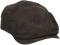 Stetson Men's Weathered Cotton Ivy Cap, Brown, X-Large