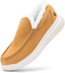 FitVille Mens Winter Slippers Fur L