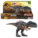 Mattel Jurassic World Gigantic Trackers Mapusaurus Action Figure Dinosaur Toy, Mega Bite Rampage Attack & Evolution Back Spikes, Digital Play
