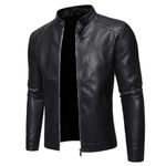 100% Pure Black Leather Jackets for Men