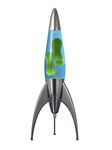 MATHMOS Lava Lamp Telstar Rocket Lava Lamp Blue/Green