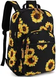 Leaper Water-resistant Sunflower Laptop Backpack Travel Backpack for Women School Backpack for Girls Kids College Backpack Daypack Bookbags Satchel