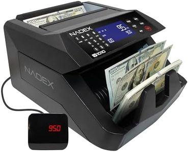 Nadex V1010 Bill Counter, Batching, Value Counting, Counterfeit Detection, 1000 Notes/Minute