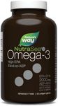 Nature's Way NutraSea hp Omega-3 - Extra Strength EPA – Omega-3 Supplement with Fresh Mint Flavour – 2000 mg EPA and DHA Fish Oil (1500 mg EPA, 500 mg DHA) – Support Healthy Heart and Brain Function in Kids and Adults, 60 Softgels