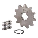 GOOFIT 420 11 17mm Tooth Front Engine motorcycle Sprocket Chain Retainer Plate LockerEngine Replacement For 50cc 70cc 90cc 110cc Motorcycle Dirt Bike ATV Quad