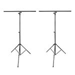 2x Thor LS002 Lighting Stand Tripod T-Bar for Light Effects DJ Disco 2.8M Height