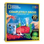 National Geographic Gross Chemistry Set - 20 Gross Science Experiments for Kids, Dissect a Brain, Burst Blood Cells, and More, Great STEM Science Kit for Kids