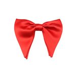 PELUCHE Essentials Premium Cotton bowtie for Men (Comes in a Gift Box) (Red Butterfly)