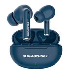 Blaupunkt BTW100 LITE in Ear TWS Bluetooth Earbuds I HD Sound I Gaming Mode I Low Latency I 30H Playtime* I TurboVolt Charging I BT Version 5.3 I Intuitive Touch Controls (Blue)