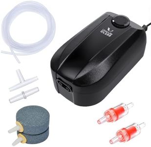 Uniclife Aquarium Air Pump Dual Outlet Fish Tank Aerator with Accessories for Up to 200 Gallon Tank