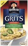 Quaker Grits Jalapeno Cheddar, Hot & Spicy 11.8 Ounce (2 Pack)