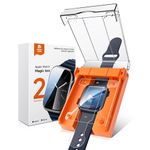 MAGIC JOHN 2 Pack Screen Protector for Apple Watch Series 9/8/7 41MM- [Ceramic Film Material Not Glass], Anti-Scratch, HD Clear, Easy Installation, Shock-Resistant, Bubble Free