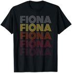 Fiona Name Vintage Distressed Style Fun Family Gift Idea T-Shirt