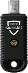 Swissbit - iShield Key Pro Security Key, Hardware Authenticator, USB and NFC Connection, FIDO2 Certified, U2F, HOTP, TOTP, PIV, 2FA, Black, (1pc) (iShield Key Pro USB-C/NFC)