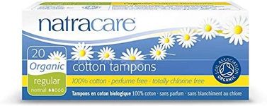 Natracare Tampons Non-Applicator Regular 20 Ct, Set of 4